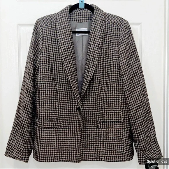 Vintage Pendleton Women's Blazer Made in USA, 100% Pure Virgin Wool - Picture 1 of 7